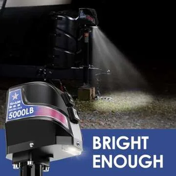 Premium 5500 lbs Electric Trailer Jack - Weatherproof & Durable