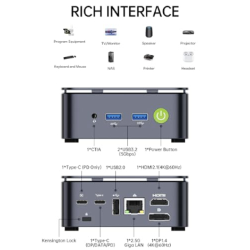 GMKtec G10 Mini PC with Ryzen 5 and 16GB RAM
