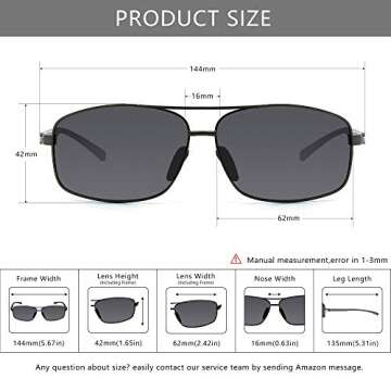 Stylish Polarized Sunglasses with UV400 Protection