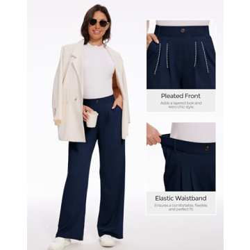 Stylish M MOTEEPI Women's Dress Pants for Business Casual Wear