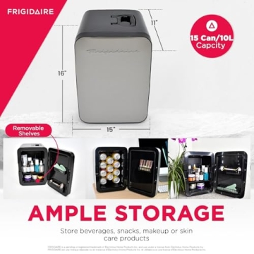 Frigidaire 10-Liter Mini Fridge - Portable, Stylish & Efficient