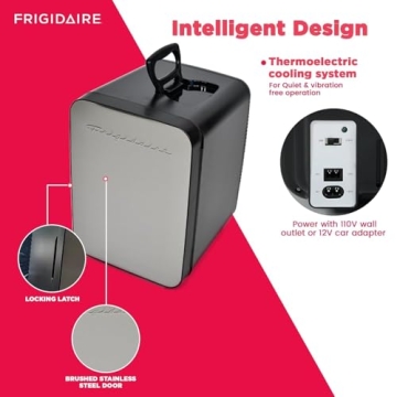 Frigidaire 10-Liter Mini Fridge - Portable, Stylish & Efficient