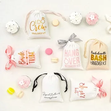 Hangover Kit Bags 10 Pack for Parties and Weddings