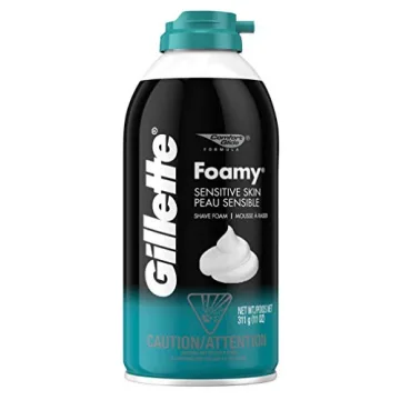 Gillette Foamy Sensitive Shave Foam 11oz 2 Pack