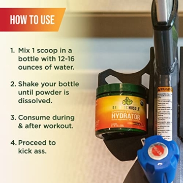 Organic Muscle Hydrator Electrolyte Powder for Recovery