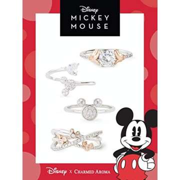 Charmed Aroma Disney Mickey Mouse Candle with Surprise Ring