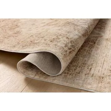 Loloi Magnolia Home by Joanna Gaines Junie Collection JUE-04 Natural/Clay 2'-7" x 8'-0", .38 Pile Height, Runner Rug