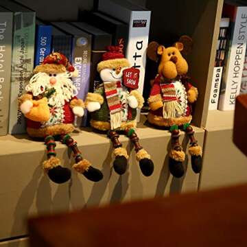 Sumind 3-Piece Christmas Ornament Set for Festive Cheer