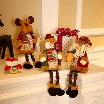 Sumind 3-Piece Christmas Ornament Set for Festive Cheer