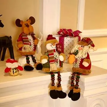 Sumind 3-Piece Christmas Ornament Set for Festive Cheer