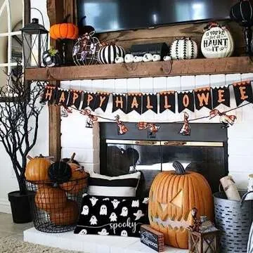 JXZYGMD Halloween Pillow Cover 12x20 Ghost Spooky Halloween Lumbar Pillow Covers Decorations Outdoor Halloween Pillows Decorative for Halloween Home Decor for Sofa