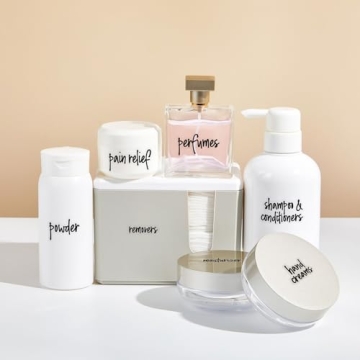 Stylish Talented Kitchen 192 Bathroom Labels for Organization