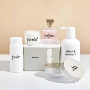 Stylish Talented Kitchen 192 Bathroom Labels for Organization