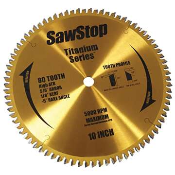 Circular Saw Blade, 80 Teeth, Wood