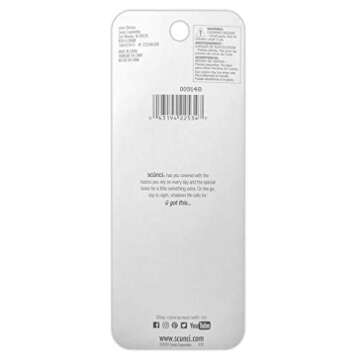 Scunci Girl No Damage Polyband Elastics - 500 Count for Gentle Hold