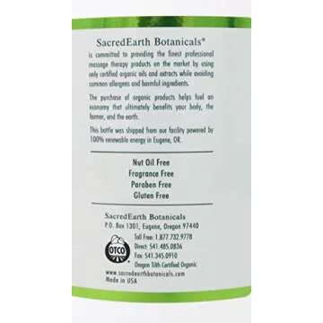 Premium Organic Massage Oil Blend - Unscented, Vegan, and Allergen-Friendly