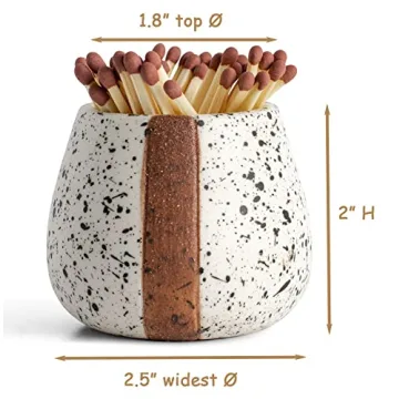 Amarcado Decorative Match Holder Set for Modern Homes