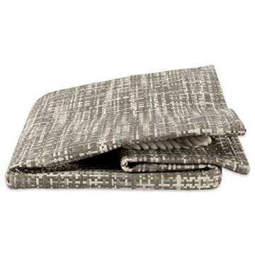 DII Woven Paper Storage Basket or Bin, Collapsible & Convenient Home Organization Solution for Office, Bedroom, Closet, Toys, & Laundry (Small - 11x10x9”), Gray Tweed