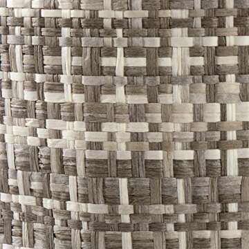 DII Woven Paper Storage Basket or Bin, Collapsible & Convenient Home Organization Solution for Office, Bedroom, Closet, Toys, & Laundry (Small - 11x10x9”), Gray Tweed