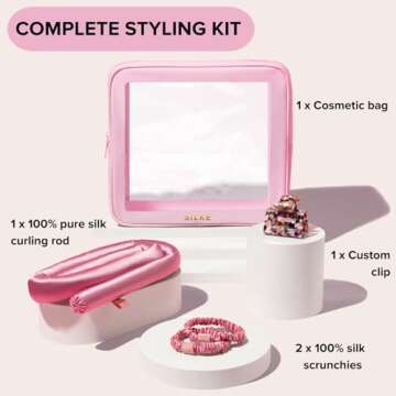 SILKE Heatless Hair Curlers | Luxurious 100% Silk | Big Bounce, No Heat