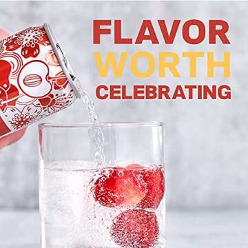 DRY Non-Alcoholic Cherry Botanical Bubbly I 4 Clean Ingredients I Delicious Way to Be Sober & Social...