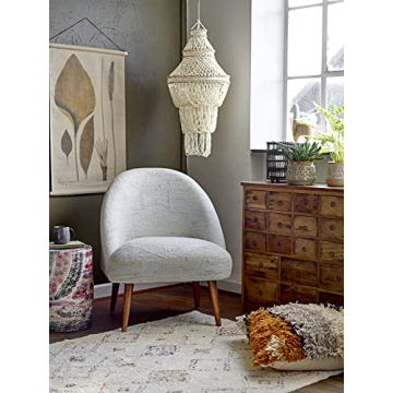 Creative Co-Op Green Embossed Stoneware Planter for Indoor Use