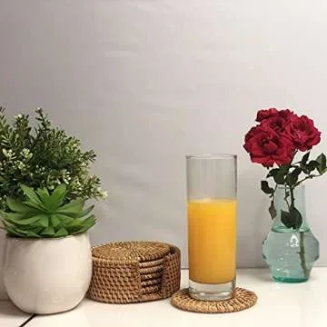 Handcrafted Rattan Coasters | Eco-Friendly & Stylish Home Decor