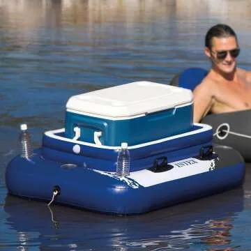 Intex Mega Chill II 72 Can Inflatable Cooler Float
