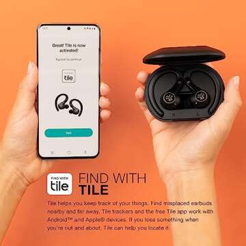 JLab Epic Air Sport ANC Earbuds - 70+ Hours Playtime