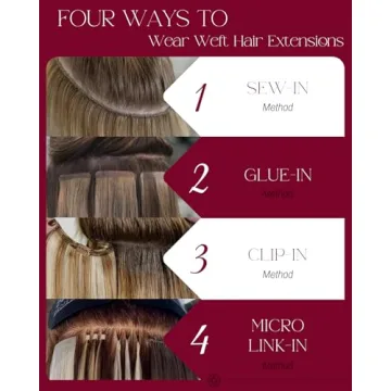 Moresoo Sew in Human Hair Extensions for Perfect Blends