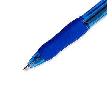 Paper Mate Profile Retractable Ballpoint Pens, Bold Point (1.4mm), Blue, 12 Count