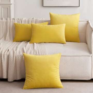 MIULEE Pack of 2 Velvet Soft Solid Decorative Square Throw Pillow Covers Set Cushion Case for Fall Sofa Bedroom Car 20x20 Inch 50x50 Cm