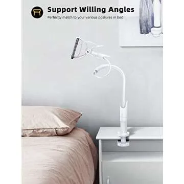 Lamicall Flexible Gooseneck Phone Holder for Bed 33.4 Inch