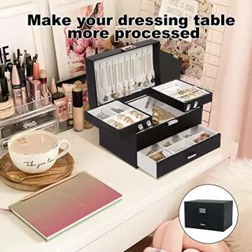 Dajasan Jewelry Organizer Box for Women - Elegant Storage Solution