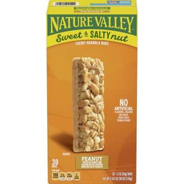 Nature Valley Peanut Chewy Granola Bars Bulk 30 Count