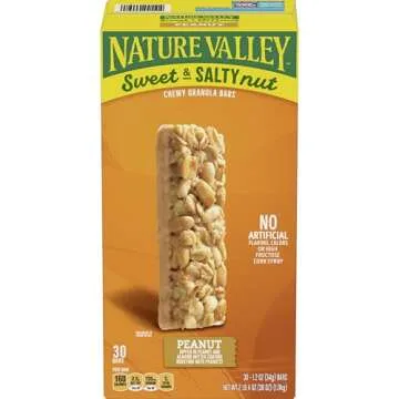 Nature Valley Peanut Chewy Granola Bars Bulk 30 Count