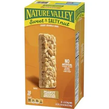 Nature Valley Peanut Chewy Granola Bars Bulk 30 Count