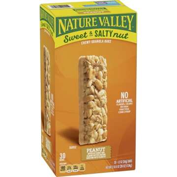 Nature Valley Peanut Chewy Granola Bars Bulk 30 Count