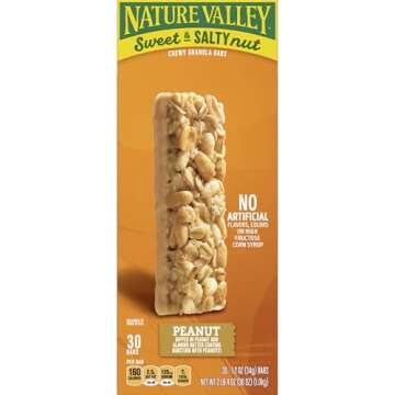 Nature Valley Peanut Chewy Granola Bars Bulk 30 Count