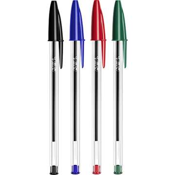 Bic 830864 BiC Cristal Original 1.0 mm Ball Pen Pack of 10,Black Packaging may Vary