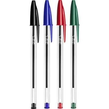 Bic 830864 BiC Cristal Original 1.0 mm Ball Pen Pack of 10,Black Packaging may Vary