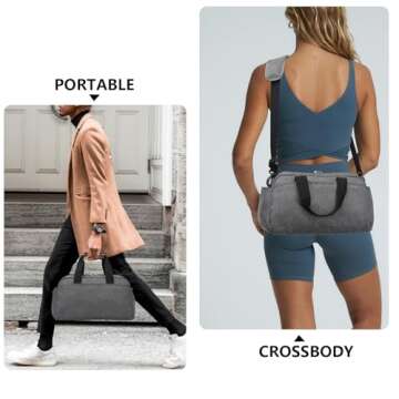 14-inch Small Gym Bag for Women & Men - Lightweight Carry On