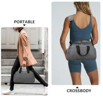 14-inch Small Gym Bag for Women & Men - Lightweight Carry On