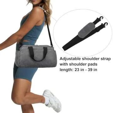 14-inch Small Gym Bag for Women & Men - Lightweight Carry On