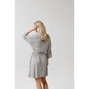 Cozy Earth Women's Bamboo Viscose Kimono Robe for Luxurious Relaxation