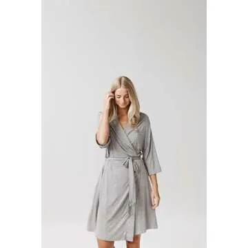 Cozy Earth Women's Bamboo Viscose Kimono Robe for Luxurious Relaxation