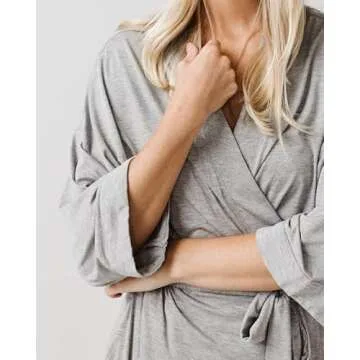Cozy Earth Women's Bamboo Viscose Kimono Robe for Luxurious Relaxation
