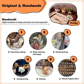 Handmade Bulldog Succulent Planter - Unique Gift Idea