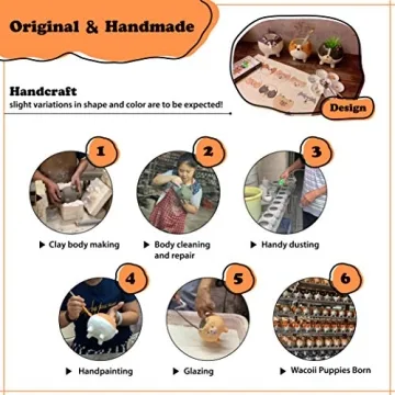 Handmade Bulldog Succulent Planter - Unique Gift Idea