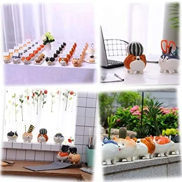 Handmade Bulldog Succulent Planter - Unique Gift Idea